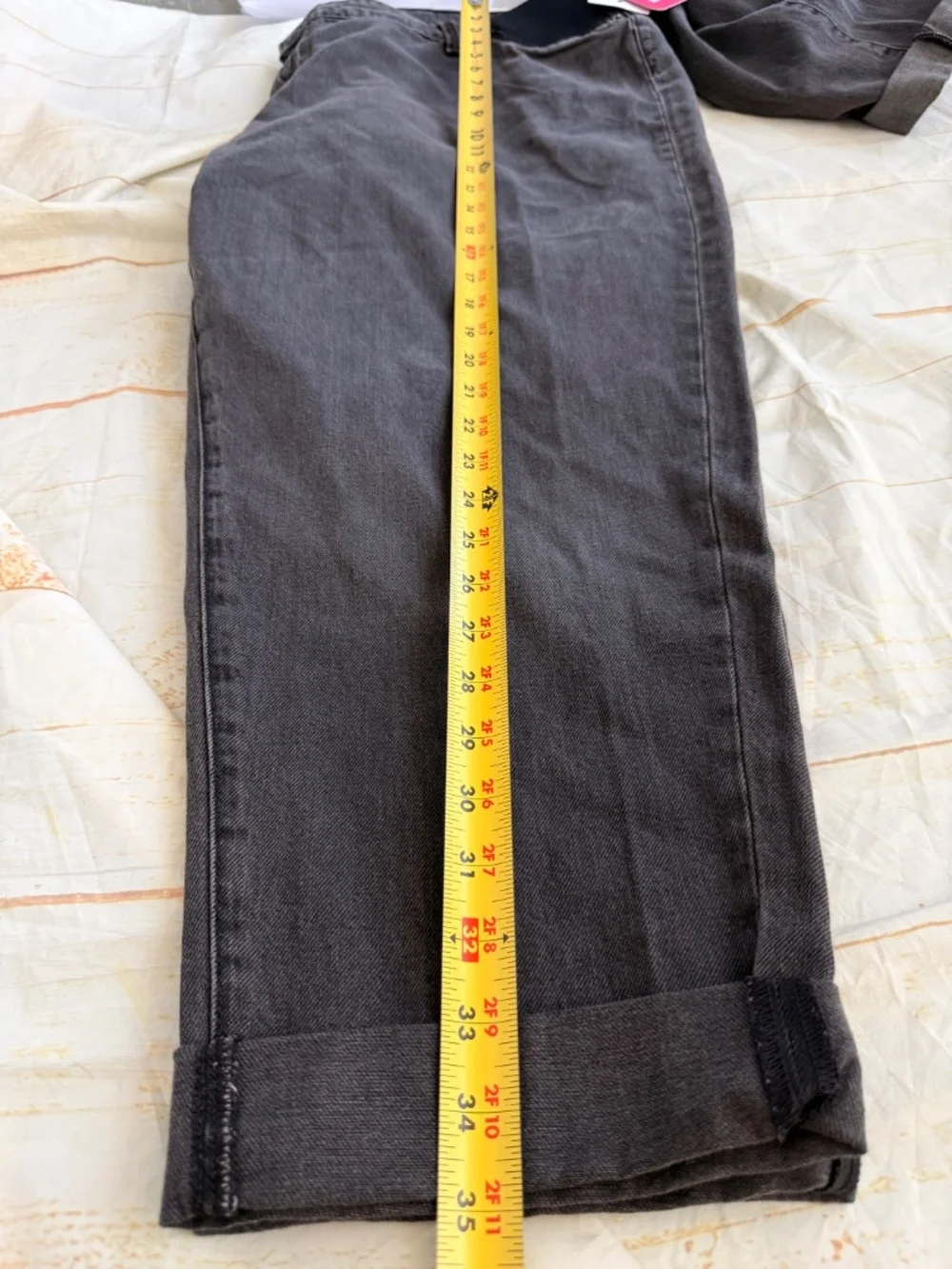 Isabel Maternity Boyfriend Jeans | 18 | NWT | Relaxed Fit Maternity Denim - Picture 9 of 9